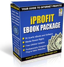 iPROFIT EBOOK PACKAGE With RESELL RIGHTS MAKE MONEY FROM HOME