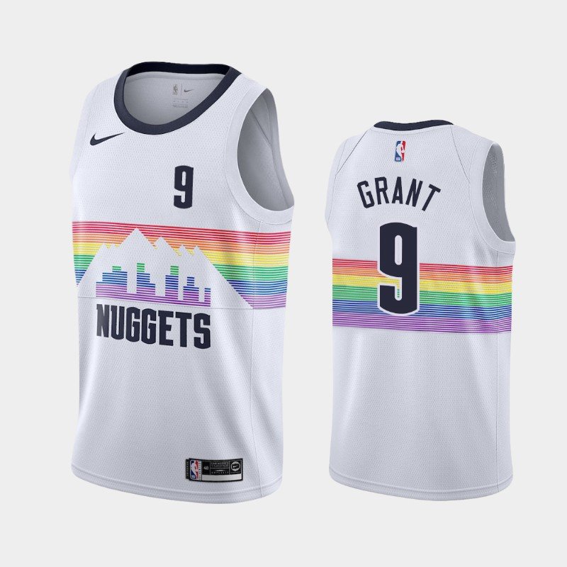 denver nuggets white jersey