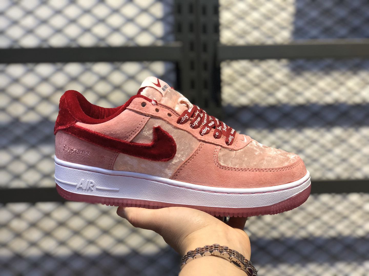 2020 Latest Nike Wmns Air Force 1 Strangelove Melon Red Pink CT2552-80