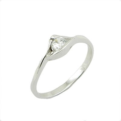 Fashion 925 Sterling Silver Ring With Natural Diamond