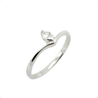 Fashion 925 Sterling Silver Ring With Natural Diamond