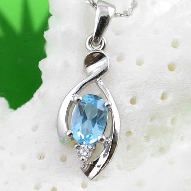 Brand 'LIYING' 925 Sterling Silver Pendant With Natural Diamond