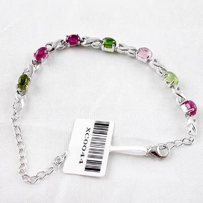 Brand 'LIYING' 925 Sterling Silver Bracelet With Natural Diamond