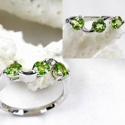 Brand 'LIYING' 925 Sterling Silver Ring with Nature Diamond