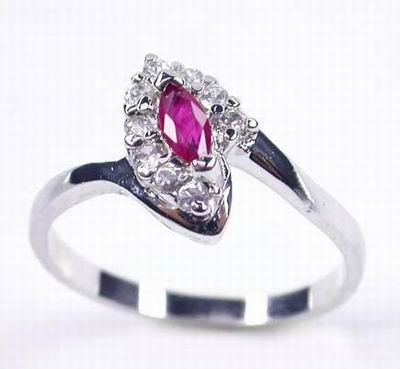 Brand 'LIYING' Fashion 925 Sterling Silver Ring with Nature Ruby