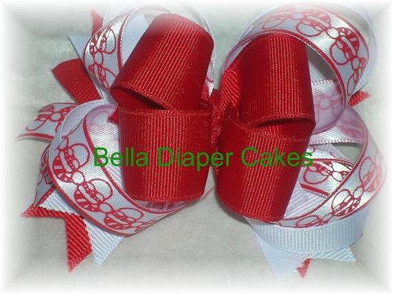 Santa Layered Bow