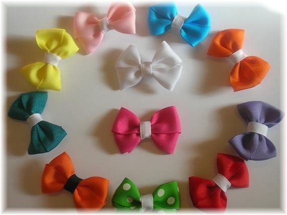 Set of 2 Baby Basic Bows