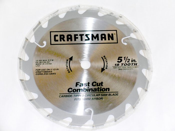 NEW! 5.5" blade for Craftsman SEARS 19.2 Volt trim saw circular saw. EX