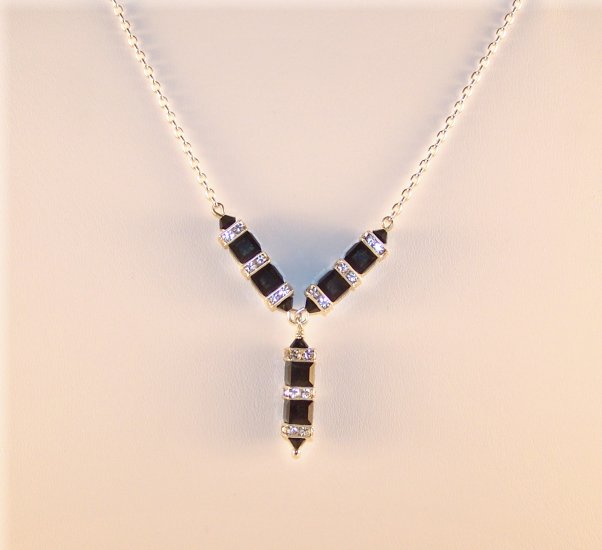 Swarovski Crystal "Y Column" Necklace