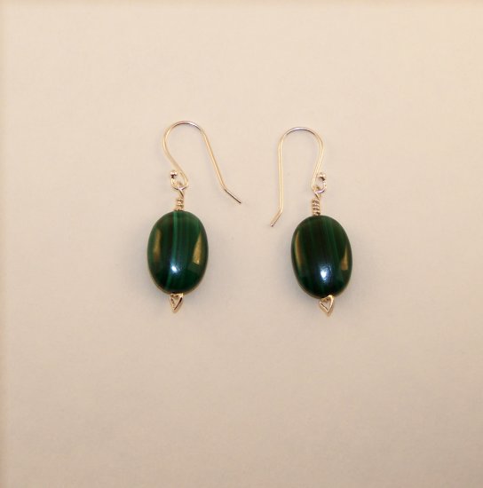 Malachite Earrings