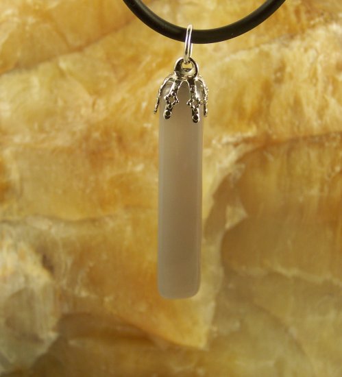 Long Brazilian Agate Pendant