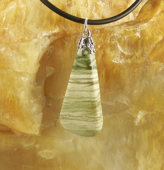 Green Jasper Pendant