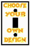Customize a Single Toggle Switch Plate with Your Choice of Design!