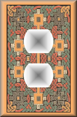 Colorful Celtic Knots Design Regular Outlet Cover