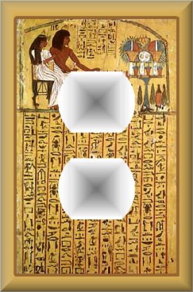 Ancient Egyptian Hieroglyphics Pharaoh Outlet Cover