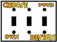 Customize A Triple Toggle Switch Plate With Your Choice Of Design!