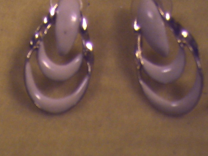 Gold n Cream Pierced Earrings (010)