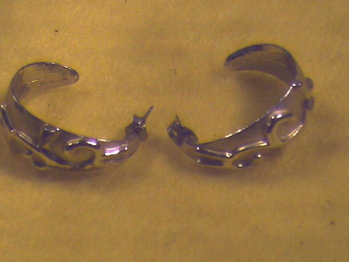 Silver Pierced Earrings (012)