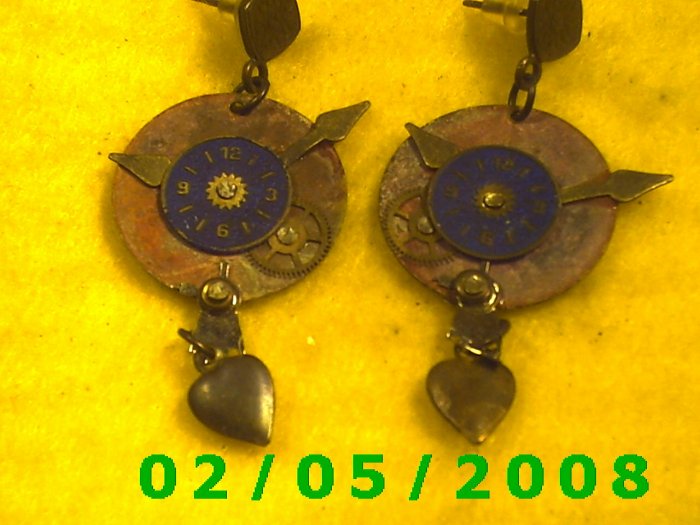 Clock Pierced Earrings