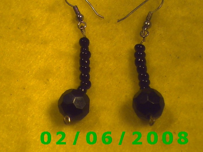 Bead Dangle Pierced Earrings