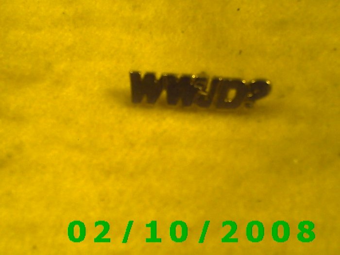 WWJD Hat Pin