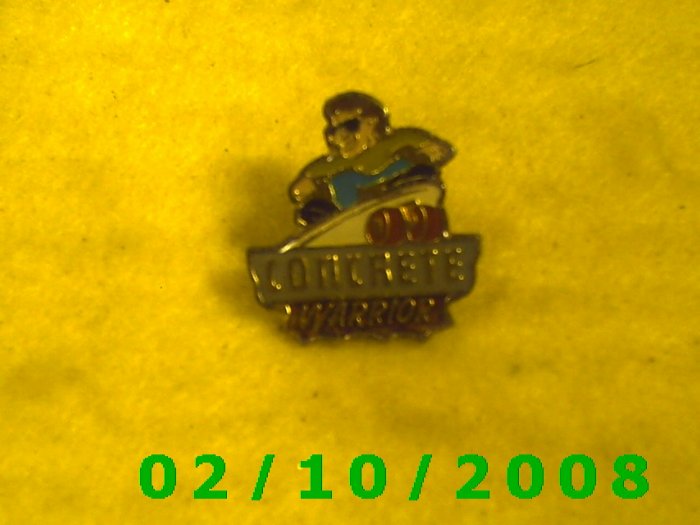 Concrete Warrior Hat Pin
