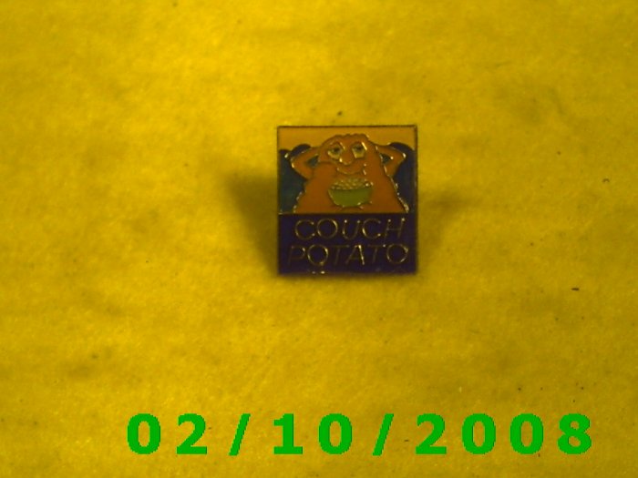 Couch Potato Hat Pin