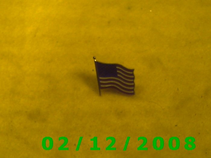 American Flag Hat Pin