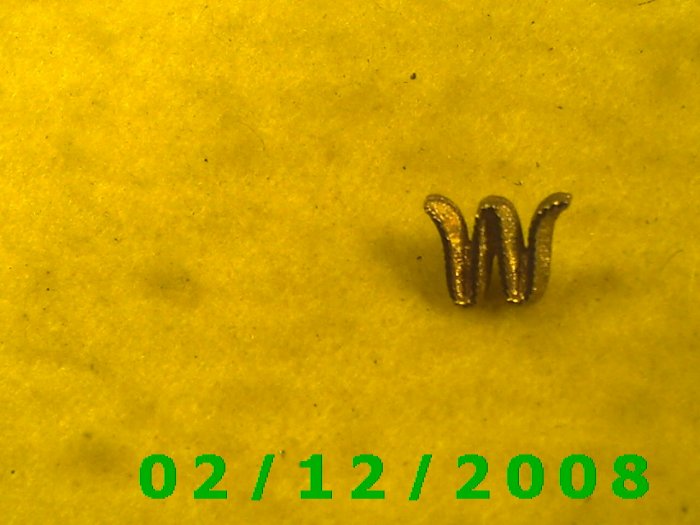 The Letter W Hat Pin