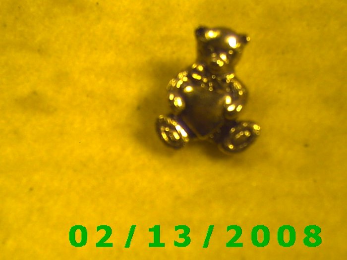 Bear w/Heart Cinco Hat Pin
