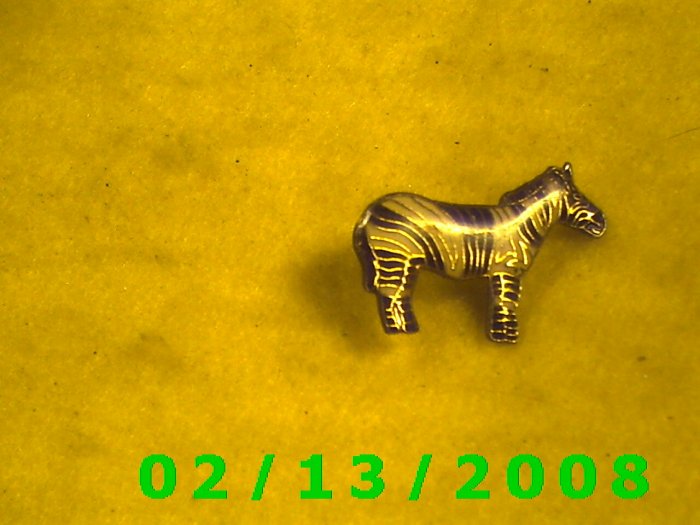 Zebra Hat Pin