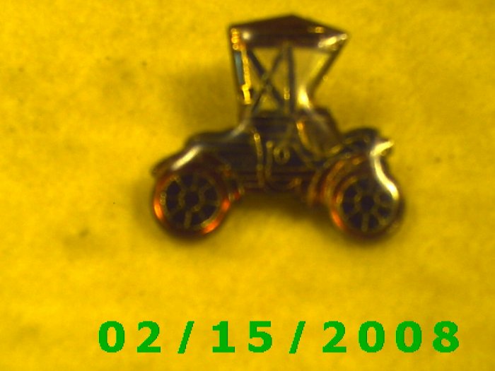The Red Horseless Carriage Hat Pin