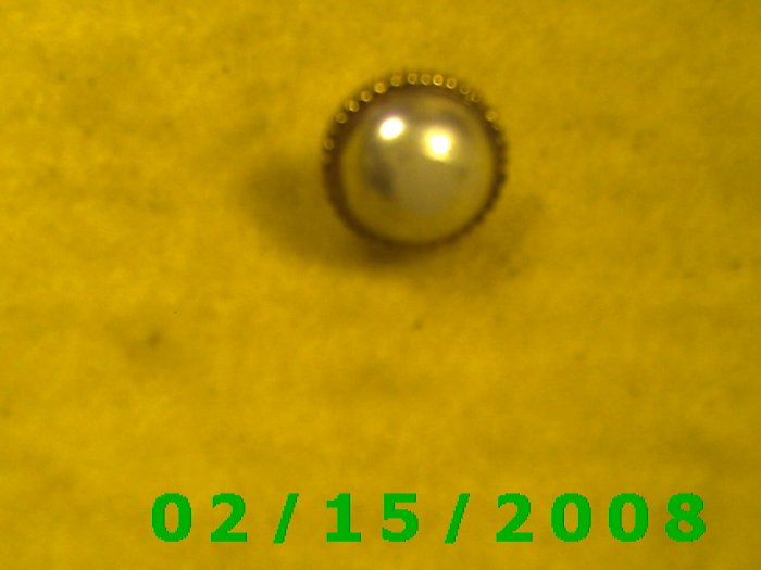 Pearl on Gold Hat Pin