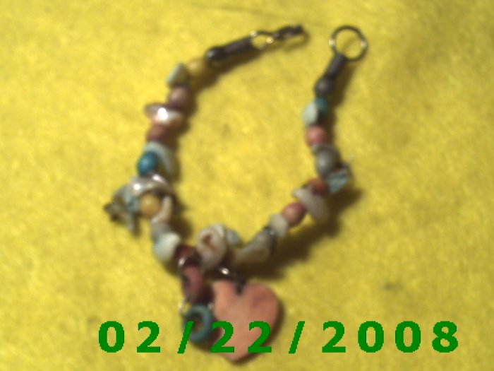 7" Beads n Shells Bracelett (021)