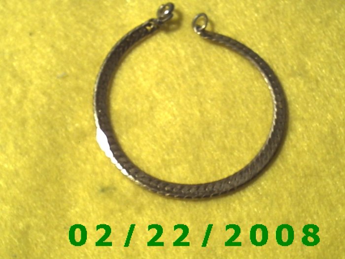 7" Gold Plated Bracelet 5mm wide(027)