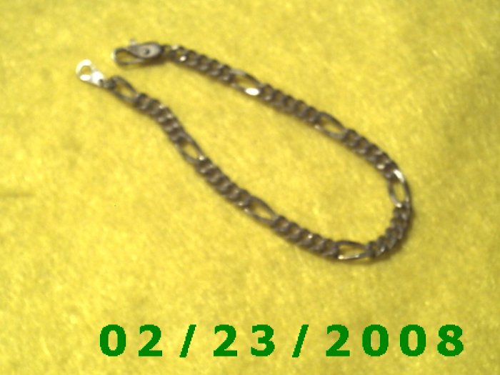7" 5mm wide Gold Plated Bracelet (042)