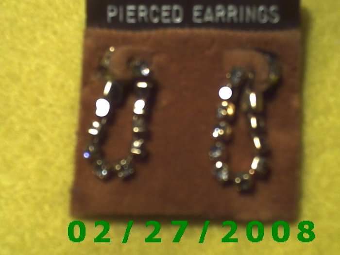 Earrings, Rhinestones (027)