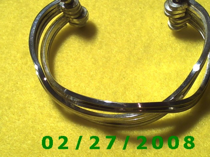 Silver Bracelett 2 1/2" Inside Diameter (018)