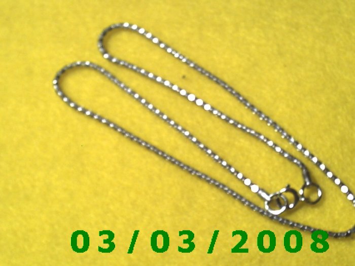 18" Silver Necklace (006)