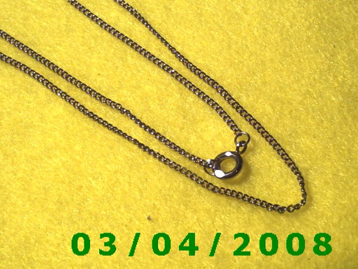 18" Silver Necklace (048)