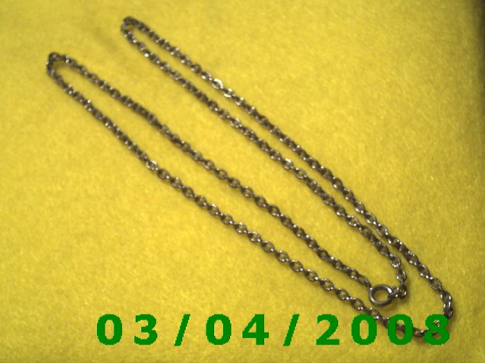 24" Silver Necklace (018)