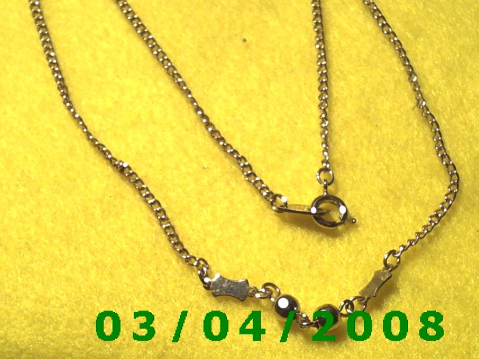 16" Gold Necklace (a049)