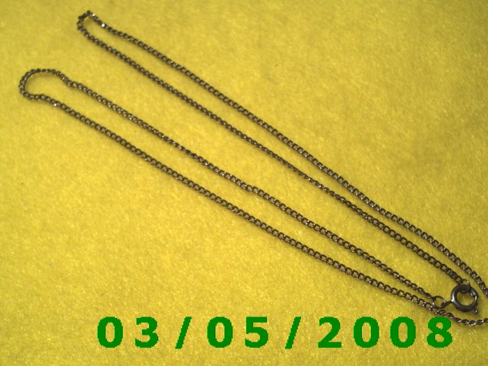 24 1/2" Silver Necklace (018)