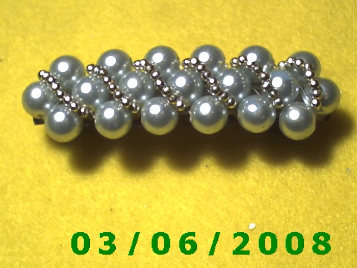 Bead Hair Barrette (009)