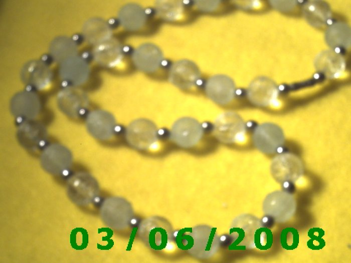 24" Bead Necklace w/Screw Connector (023)
