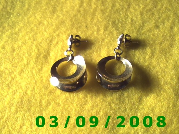 Gold Pierced Earrings (002)