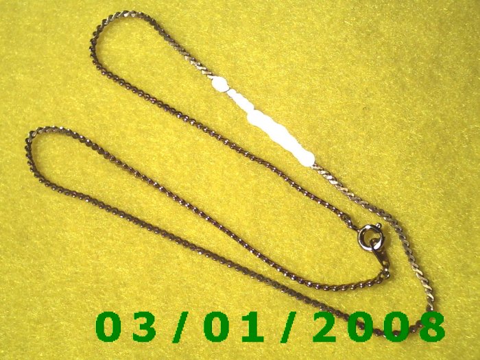 16" Gold Plated 50's Necklace (003)