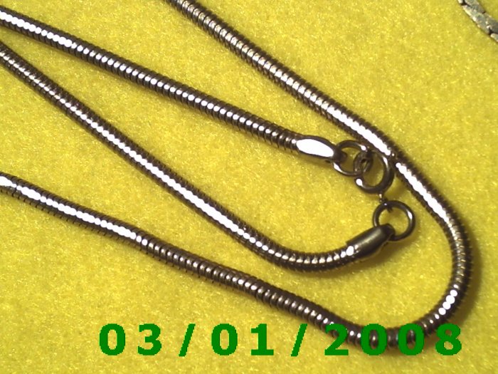 Vintage 18 1/2" Gold Plated 50's Necklass (013)