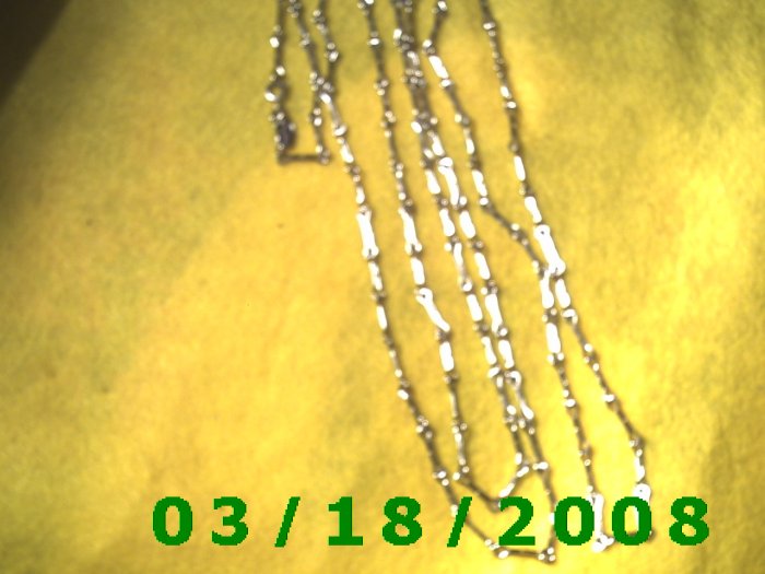 54" 2mm Silver Necklace (006)