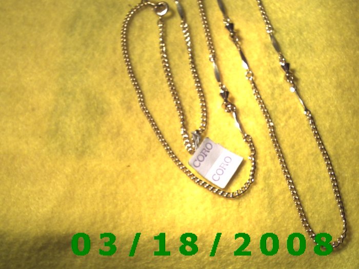36" 2mm Gold Necklace (013)